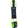 Ocean & Earth Moulded Sunset Lime Surfboard Leash - 6'